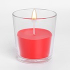 Свеча в гладком стакане ароматизированная "Цветущий сад", 8,5 см - фото 6280584