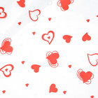 Пленка цветная "Валентин" , 70 см красно-белый - Фото 2