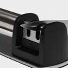 Заточка для ножей Magistro «Металлик», с 2 отделениями для стальных и керамических ножей - Фото 5