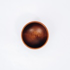 Чаша из натурального кедра Mаgistrо, 10,5×4,7 см, цвет коричневый - Фото 4