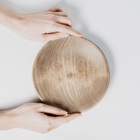 Тарелка из натурального кедра Mаgistrо, d=18,5 см - Фото 5
