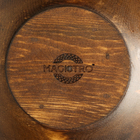 Тарелка из натурального кедра Mаgistrо, d=18,5 см - Фото 6