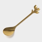 Чайная пара «Ливона», 3 предмета: чашка 160 мл, блюдце, ложка, керамика, изумрудная - Фото 4