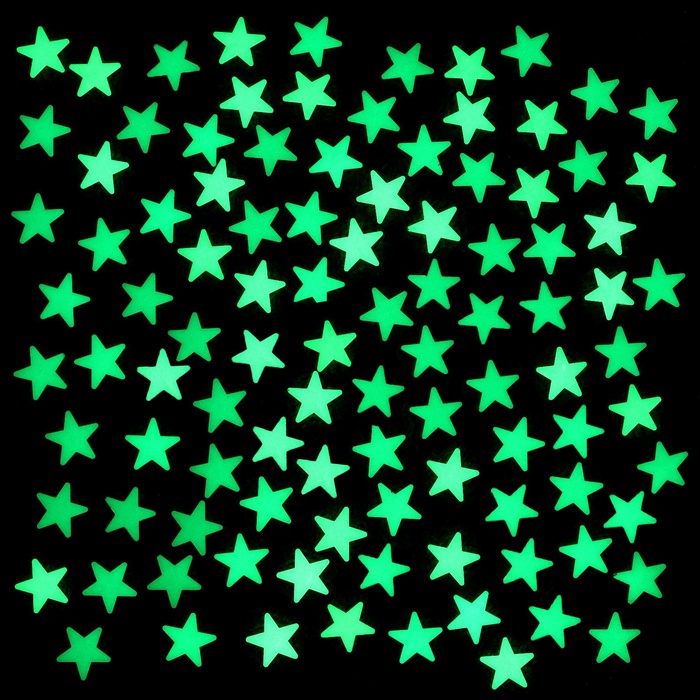 Набор интерьерного светящегося декора на стену TAKE IT EASY «Звезды», 100 шт. - Фото 1