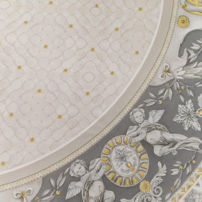 Скатерть «Этель» Classic style, d=150 см ±3 см, 100% хлопок, саржа 190 г/м², с ВГМО