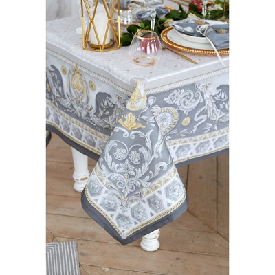 Скатерть «Этель» Classic style, 180×145 см ±3 см, 100% хлопок, саржа 190 г/м², с ВГМО