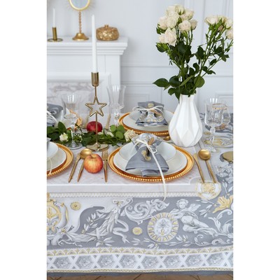 Скатерть «Этель» Classic style, 180×145 см ±3 см, 100% хлопок, саржа 190 г/м², с ВГМО
