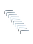 Ключ мебельный ТУНДРА, шестигранный Г-образный, сталь 45, 4 мм, 10 шт. - Фото 3