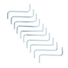 Ключ мебельный ТУНДРА, шестигранный S-образный, сталь 45, 4 мм, 10 шт. - Фото 2