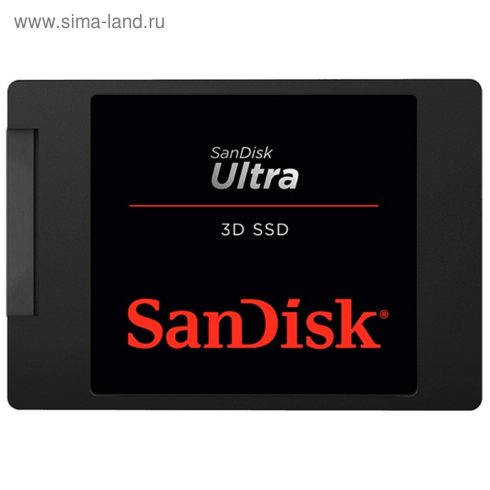 Накопитель SSD Sandisk Ultra SDSSDH3-500G-G25, 500Гб, SATA III, 2.5" - Фото 1
