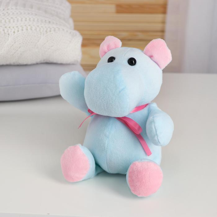 Игрушка мягкая «Бегемотик» - Фото 1