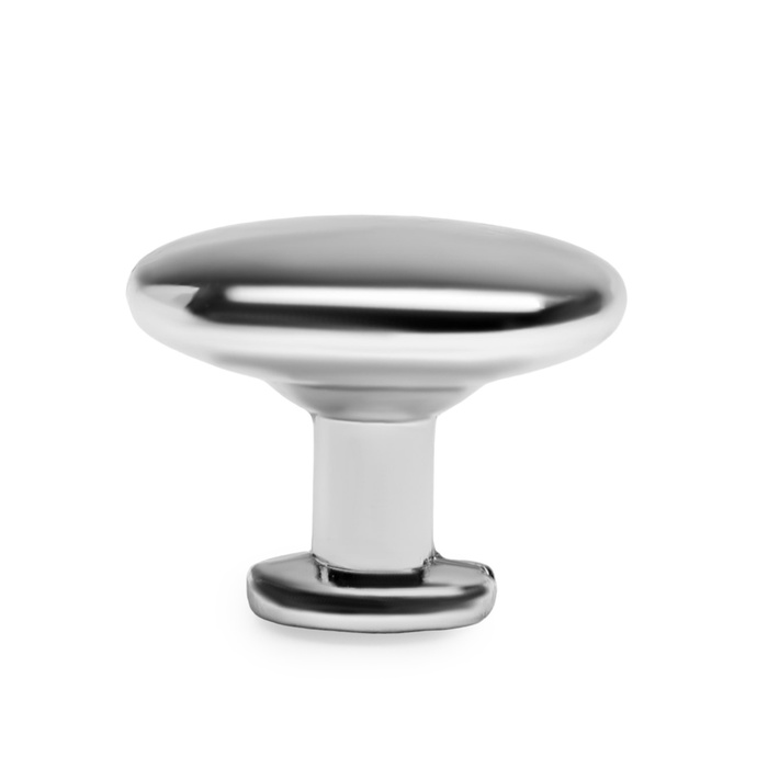 Ручка-кнопка ТУНДРА LIGHT PK036CP (MD112CP), хром - Фото 1