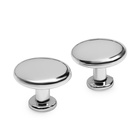 Ручка-кнопка ТУНДРА LIGHT PK036CP (MD112CP), хром - Фото 3