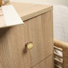 Ручка кнопка мебельная LIGHT PK036GP (Md=112GP), цвет золото - Фото 4