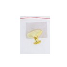 Ручка кнопка мебельная LIGHT PK036GP (Md=112GP), цвет золото - Фото 6