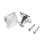 Ручка-кнопка ТУНДРА РК112CP (MK112CP), хром - Фото 9