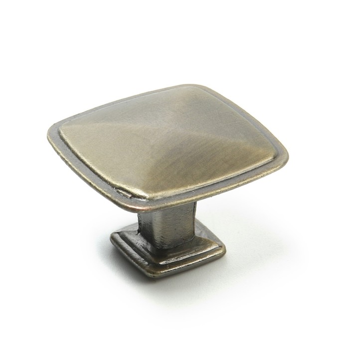 Ручка-кнопка РК112AB (MK112AB), бронза - Фото 1