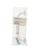 Ручка-скоба мебельная ТУНДРА PC176BL LIGHT, м/о 96 мм, цвет белый с золотом - Фото 12