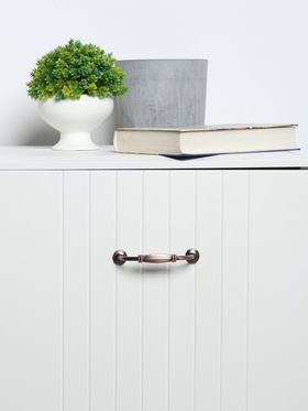 Ручка-скоба PC176AC LIGHT, м/о 96 мм, цвет медь