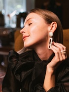 Серьги металл «Карибы» длинный прямоугольник, цвет розовое золото - фото 68045001