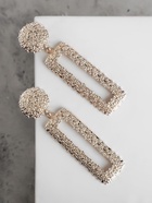 Серьги металл «Карибы» длинный прямоугольник, цвет розовое золото - фото 68045003