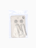 Серьги металл «Карибы» длинный прямоугольник, цвет серебро - фото 68045010