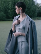 Серьги металл «Карибы» длинный прямоугольник, цвет серебро - фото 68045007