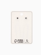 Серьги металл «Карибы» длинный прямоугольник, цвет чёрный  (артикул 4685758)  большой выбор товаров оптом и в розницу по низким ценам с доставкой