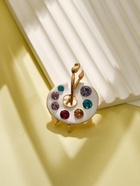 Брошь «Краски» палитра, цветная в золоте - Фото 4