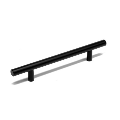 Ручка-рейлинг CAPPIO FRIDA, нержавеющая сталь, d=12 мм, м/о 128 мм, цвет черный