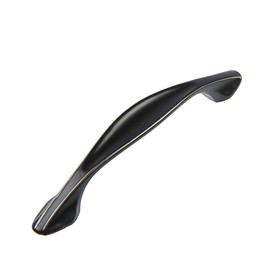 Ручка-скоба ТУНДРА PC179, 96 мм, цвет черный