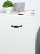 Ручка-скоба мебельная ТУНДРА PC179, 96 мм, цвет черный (комплект 4 шт) - фото 60783724