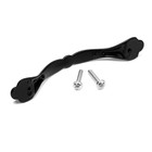 Ручка-скоба мебельная ТУНДРА PC180, м/о 96 мм, цвет черный 4686585