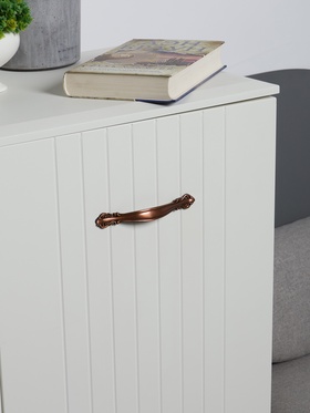 Ручка-скоба мебельная PC181, 96 мм, цвет медь 4686589