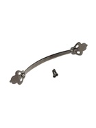 Ручка-скоба мебельная ТУНДРА PC182, м/о 96 мм, цвет черный с золотым - фото 60783742