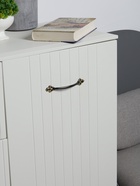 Ручка-скоба мебельная ТУНДРА PC182, м/о 96 мм, цвет черный с золотым - фото 60783738