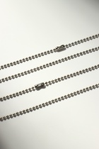 Кулоны парные на цепочке «Радуга», 45 см, цветные в серебре - Фото 4