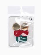 Серьги металл «Азелия» выгнутые круги, цвет красно-зелёный в золоте - Фото 8