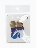 Серьги металл «Азелия» выгнутые круги, цвет фиолетово-синий в золоте - Фото 11