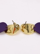 Серьги металл «Азелия» выгнутые круги, цвет фиолетово-синий в золоте - Фото 9