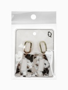 Серьги ассорти «Азелия» прямоугольник, цвет чёрно-белый в золоте - Фото 5