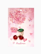 Брошь «Вишня» наливная, цвет бордово-зелёный в золоте - Фото 4