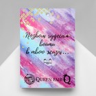 Брошь «Ветвь аметиста», фиолетовая в чернёном серебре - Фото 4