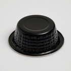 Миска с рельефом, 240 мл, черная 4491808