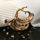 Брошь «Балерина» царица морей, цвет серо-золотой в золоте - Фото 2