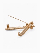 Брошь «Скрипка», цвет чёрно-белый в золоте - Фото 3