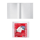 Набор обложек ПП 10 шт., 232×440 мм, 80 мкм, ErichKrause Fizzy Clear, для учебников, с клеевым краем, с тиснением - Фото 11