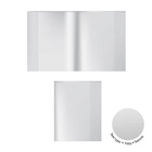 Набор обложек ПП 10 шт., 232×440 мм, 80 мкм, ErichKrause Fizzy Clear, для учебников, с клеевым краем, с тиснением - Фото 8