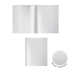 Набор обложек ПП 10 шт., 232×440 мм, 80 мкм, ErichKrause Fizzy Clear, для учебников, с клеевым краем, с тиснением - Фото 10