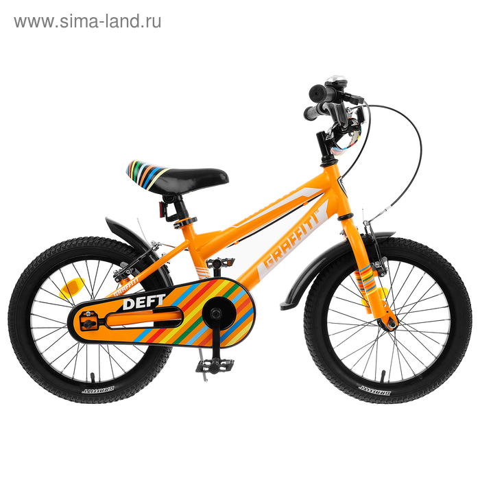 Велосипед 16" Graffiti Deft, цвет оранжевый